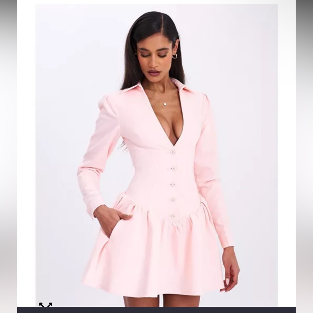 Elegant Pink Women's Dress